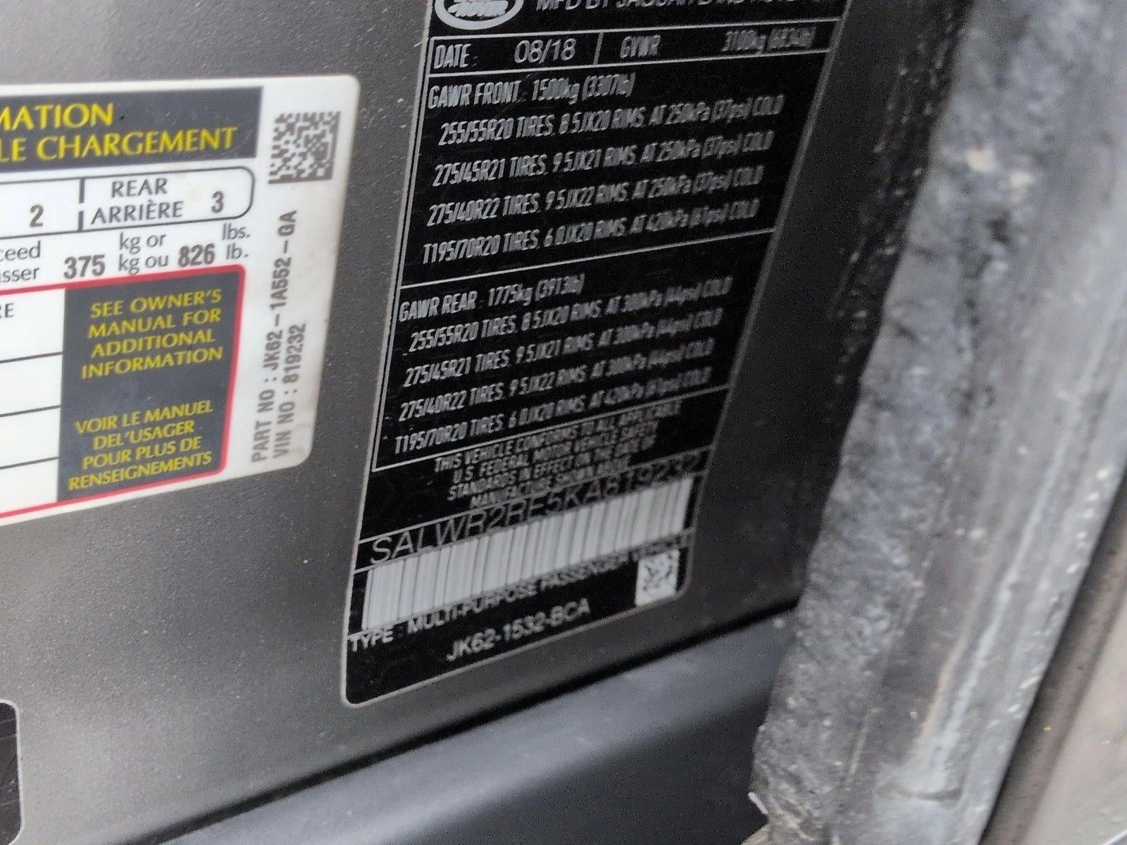 2019 Land Rover Range Rover Sport V8 Supercharged Dynamic