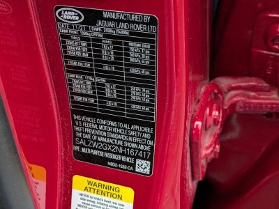 2022 Land Rover Range Rover Evoque R-Dynamic HST AWD