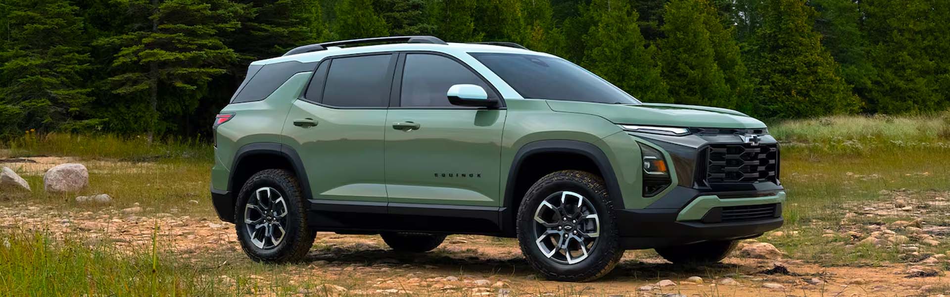 2026 Chevrolet Equinox parked on mountain road
