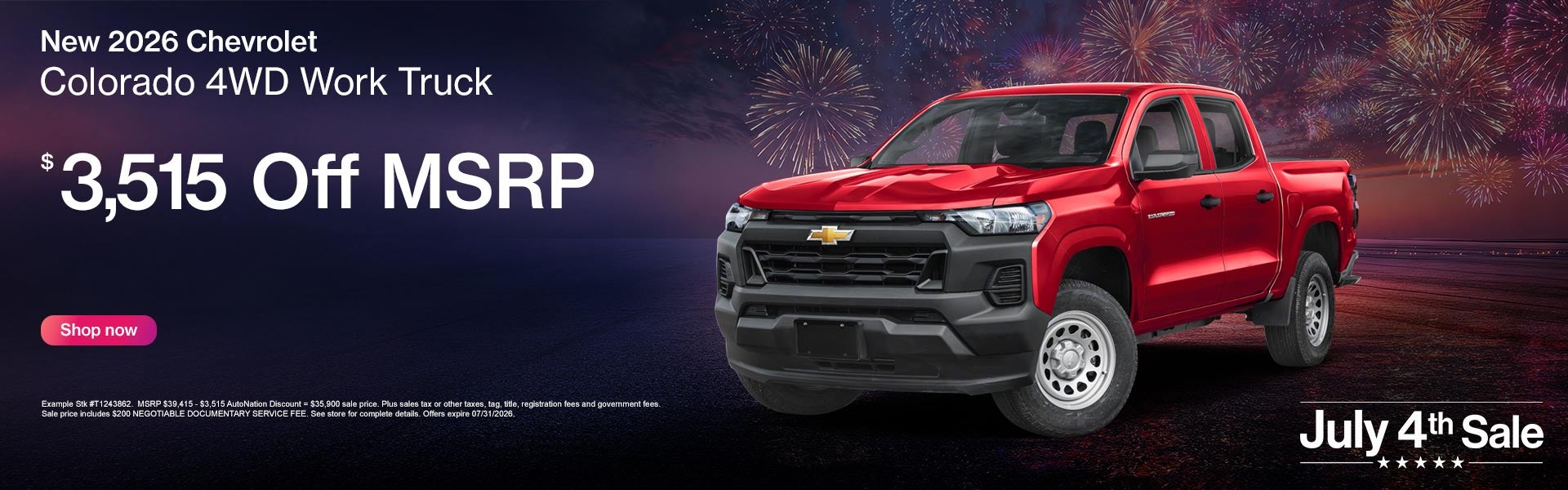 New 2026 Chevrolet Colorado