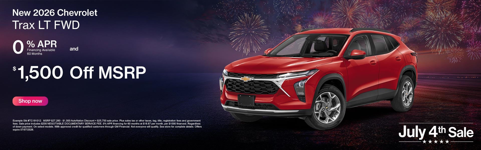 New 2026 Chevrolet Trax