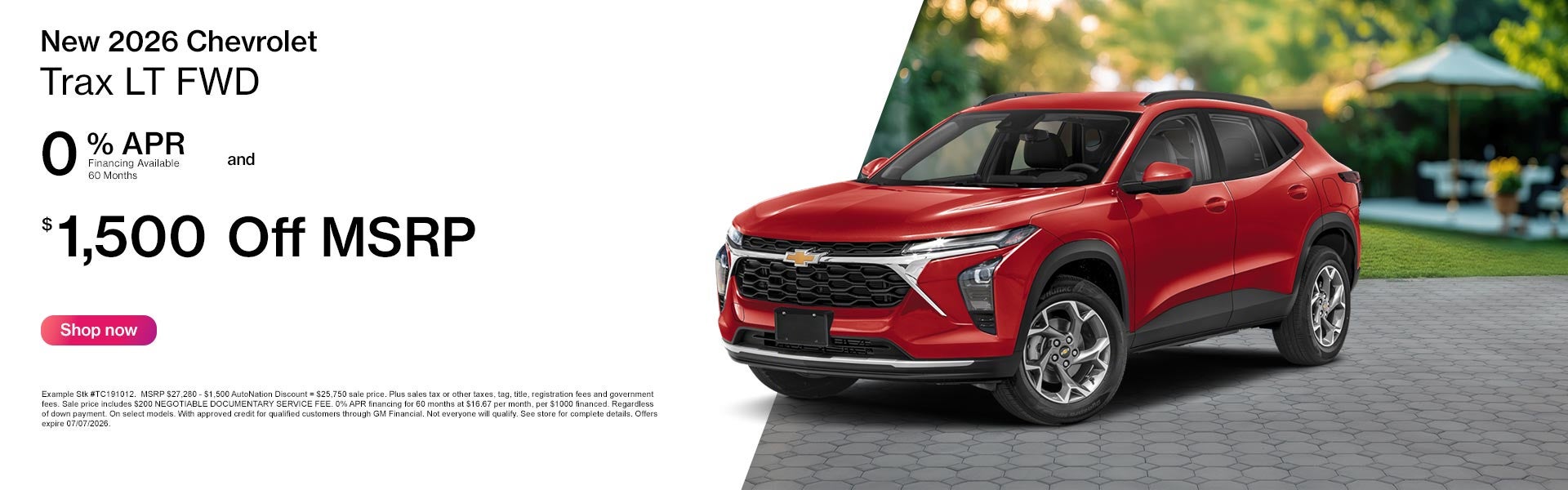 New 2026 Chevrolet Trax