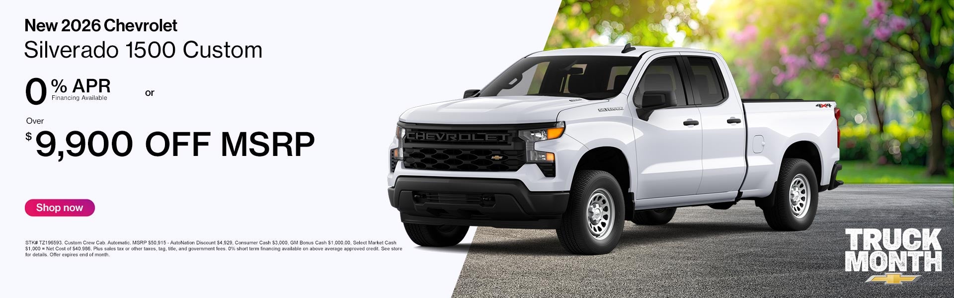 New 2026 Chevrolet Silverado 1500 Custom